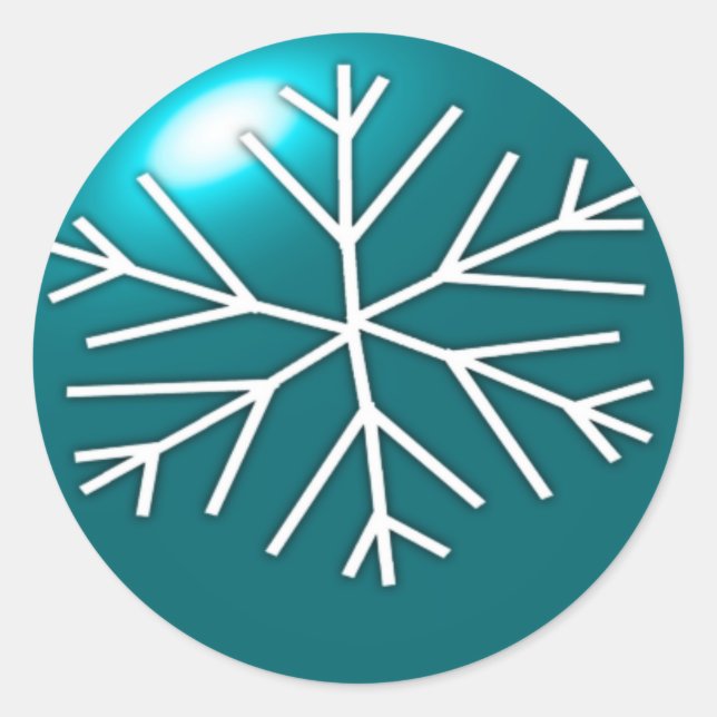 Adesivo Ornament Snowflake (Frente)