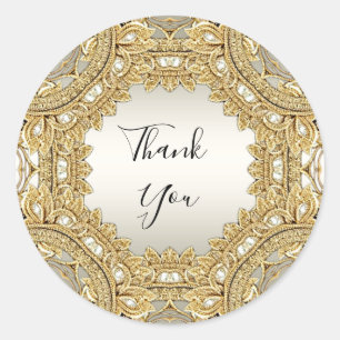 Adesivo Ornamentado Dourado