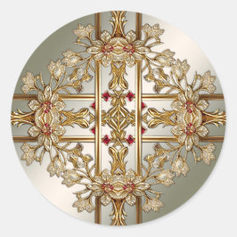 Adesivo Ornamentado Dourado