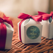 Ornamentado Dourado Quadro e Casamento Verde Emera