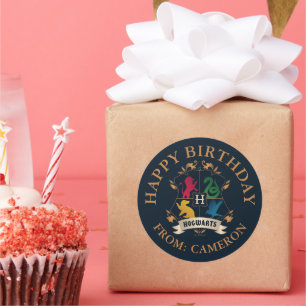 Adesivo Ornamentado HOGWARTS™ House Crest   Feliz Aniversá