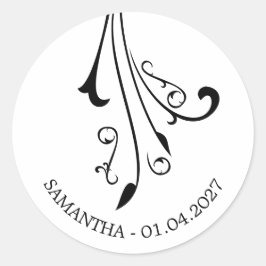 Adesivo Ornamental Horror Black Gothic