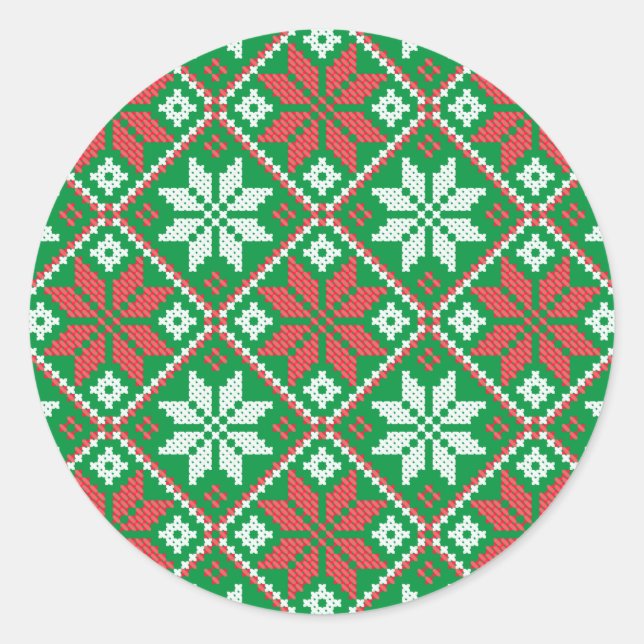 Adesivo Ornamento Feliz de Natal (Frente)