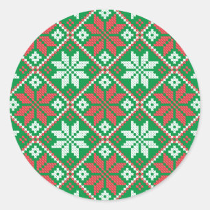 Adesivo Ornamento Feliz de Natal