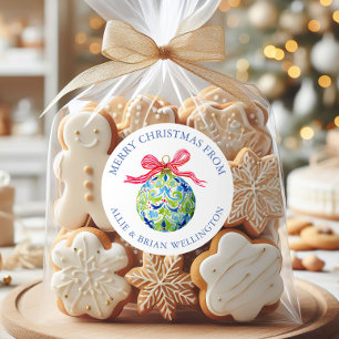 Adesivo Ornamentos de Balas de Pré-Papoila de Natal