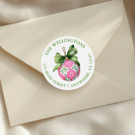 Adesivo Ornamentos de Balas de Pré-Papoila de Natal