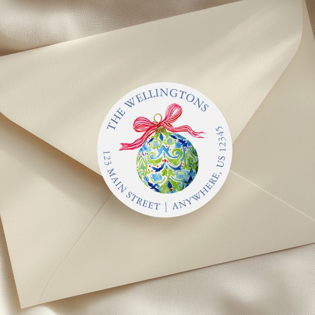 Adesivo Ornamentos de Balas de Pré-Papoila de Natal (Criador carregado)