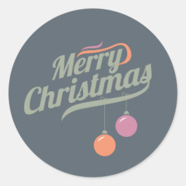 Adesivo Ornamentos de laranja e Rosa Merry Stickers