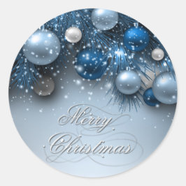 Adesivo Ornamentos de Natal - Blues