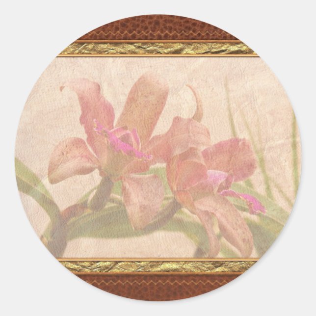 Adesivo Orquídea - Corada (Frente)