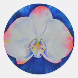 Adesivo Orquídea de Blush Rosa
