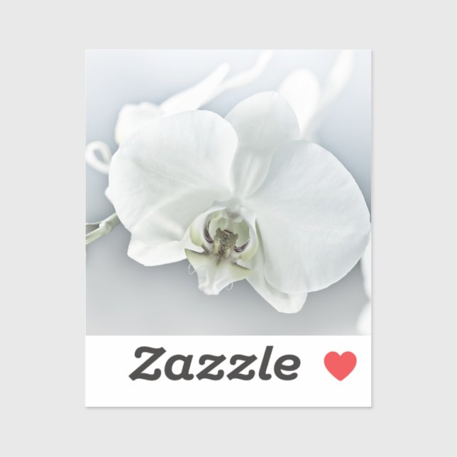 Adesivo Orquídea Phalaenopsis Branca (Folha)