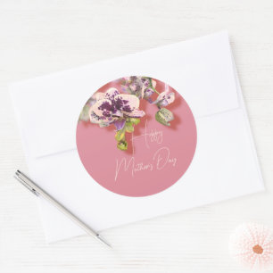 Adesivo Orquídeas Feliz Dia das Mães