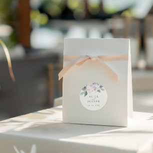 Adesivo Orquídeas Roxas Elegantes e Casamento Verde