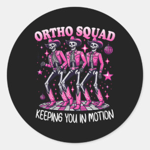 Adesivo Ortho Squad Dancing Skeletons Dia de os namorados