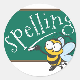 Adesivo Ortografia de Bee Champion