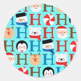 Adesivo Ortografia de Natal Festivo Única Joyful