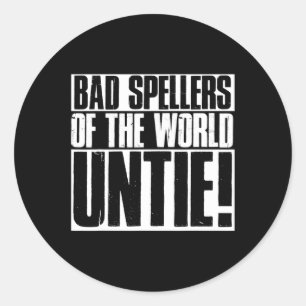 Adesivo Ortografia Do Mundo Une Dislexia Disléxica Awar