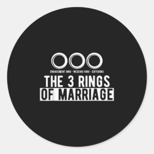 Adesivo Os 3 Anéis Do Casal De Noite De Casamento Casament