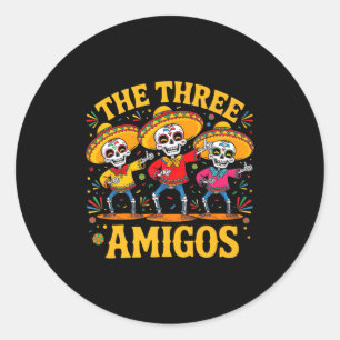 Adesivo Os 3 três amigos três amigos esqueleto cinco de