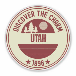Adesivo Os 5 Poderosos de Utah - Presente dos Parques Naci
