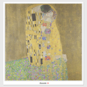 Adesivo Os amantes beijando o abraço de Gustav Klimt