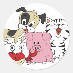 Adesivo Os animais