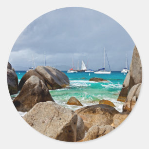 Adesivo Os Banhos, Virgin Gorda, Ilhas Virgens Britânicas
