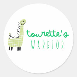 Adesivo Os bastões bonitinhos de conscientização de touret