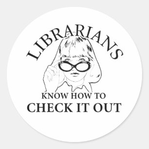 ADESIVO OS BIBLIOTECÁRIOS SABEM COMO VERIFICAR