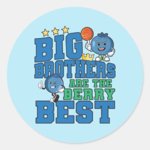 Adesivo Os Big Brothers são os melhores Berry - Blueberry
