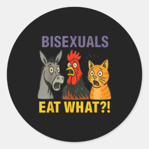 Adesivo Os Biúgicos Comem O Orgulho Lgbt De Gato De Galinh