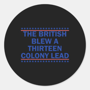 Adesivo Os britânicos perderam a vantagem das Treze Colôni