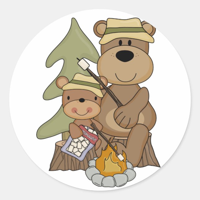 Adesivo Os Camisetas e presentes de Campfire (Frente)