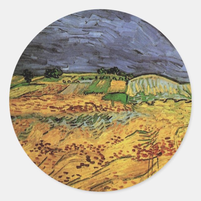 Adesivo Os Campos de Vincent van Gogh (Frente)