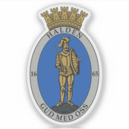 Adesivo Os casacos dos braços de Halden