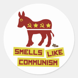 Adesivo Os cheiros gostam do comunismo