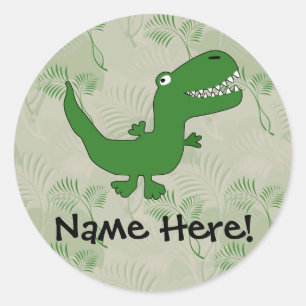 Adesivo Os desenhos animados do dinossauro de Rex do