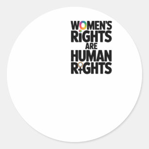 Adesivo Os direitos das mulheres são feminismo dos direito