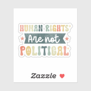 Adesivo Os Direitos Humanos Não São Políticos