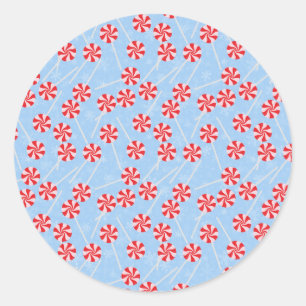 Adesivo Os doces de Peppermint Mints o Natal