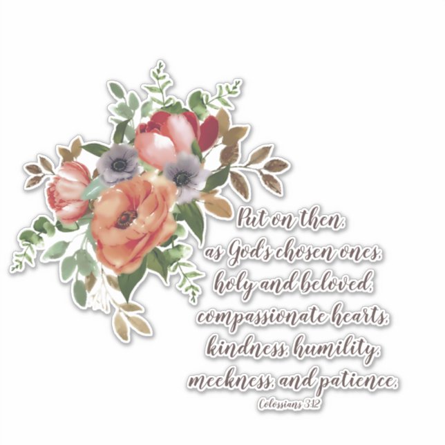 Adesivo Os escolhidos de Deus (Frente)