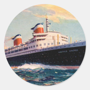 Adesivo os Estados Unidos dos ss no mar