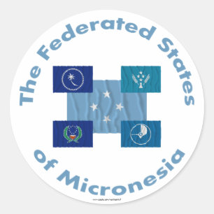 Adesivo Os Federated States of Micronesia