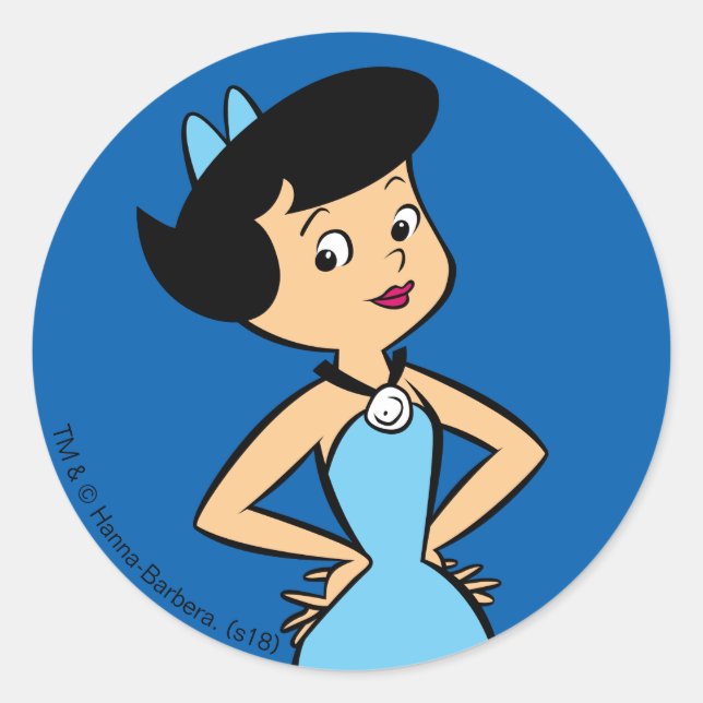 Adesivo Os Flintstones | Betty Rubble (Frente)