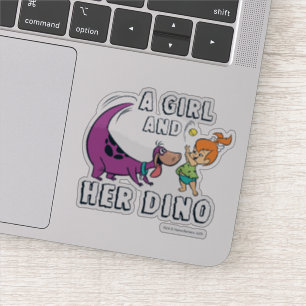 Adesivo Os Flintstones  Esfera de Pebolhas e Bola de Dino