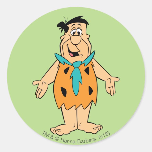 Adesivo Os Flintstones | Fred Flintstone (Frente)
