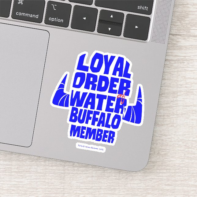 Adesivo Os Flintstones | Ordem Leal Membro de Buffalo de Á (Detalhe)