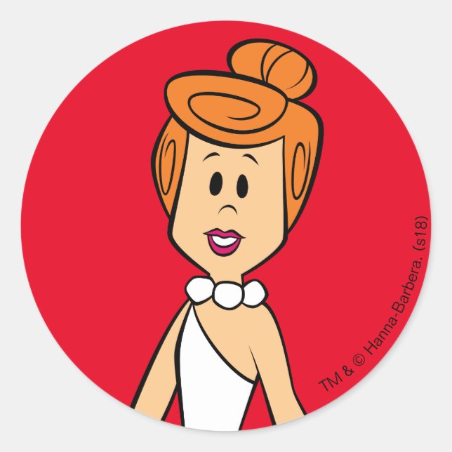 Adesivo Os Flintstones | Wilma Flintstone (Frente)