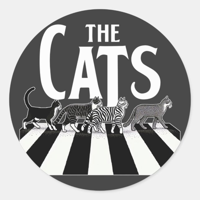 Adesivo Os Gatos (Frente)